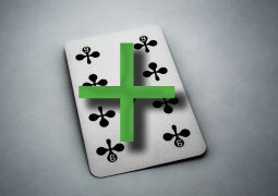 Plustecken och pokerkort