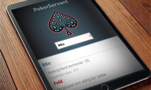 Poker Servant i surfplattan